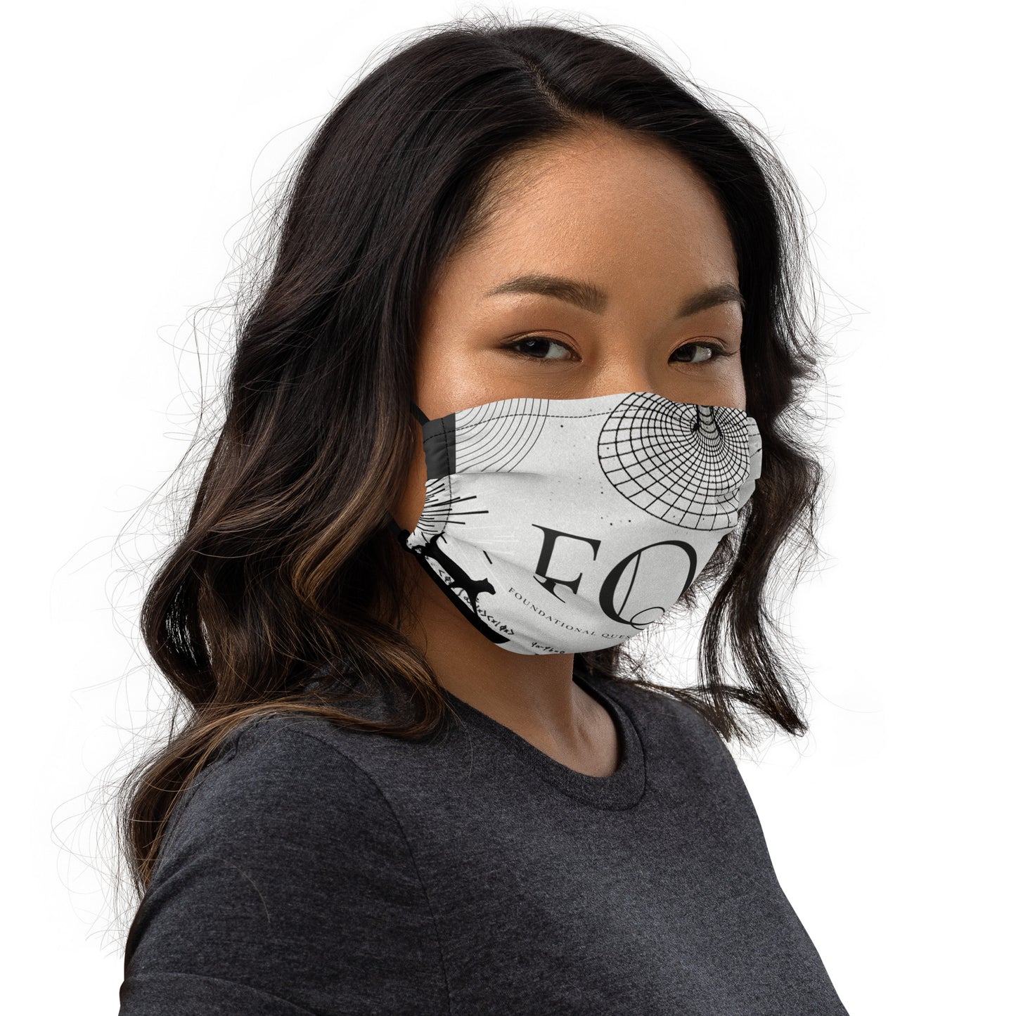 FQxI polyester microfiber face mask