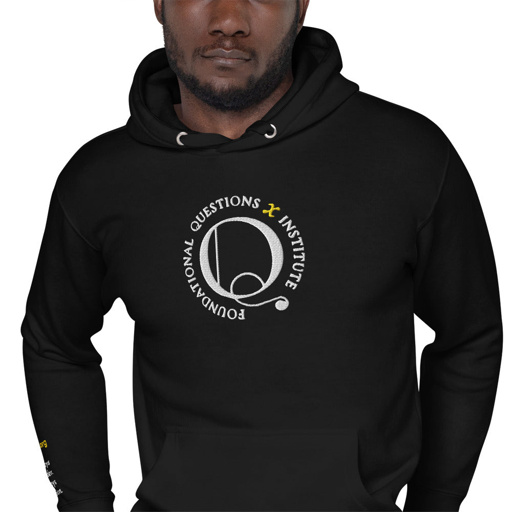 FQxI hoodie for all, embroidered on right wrist too