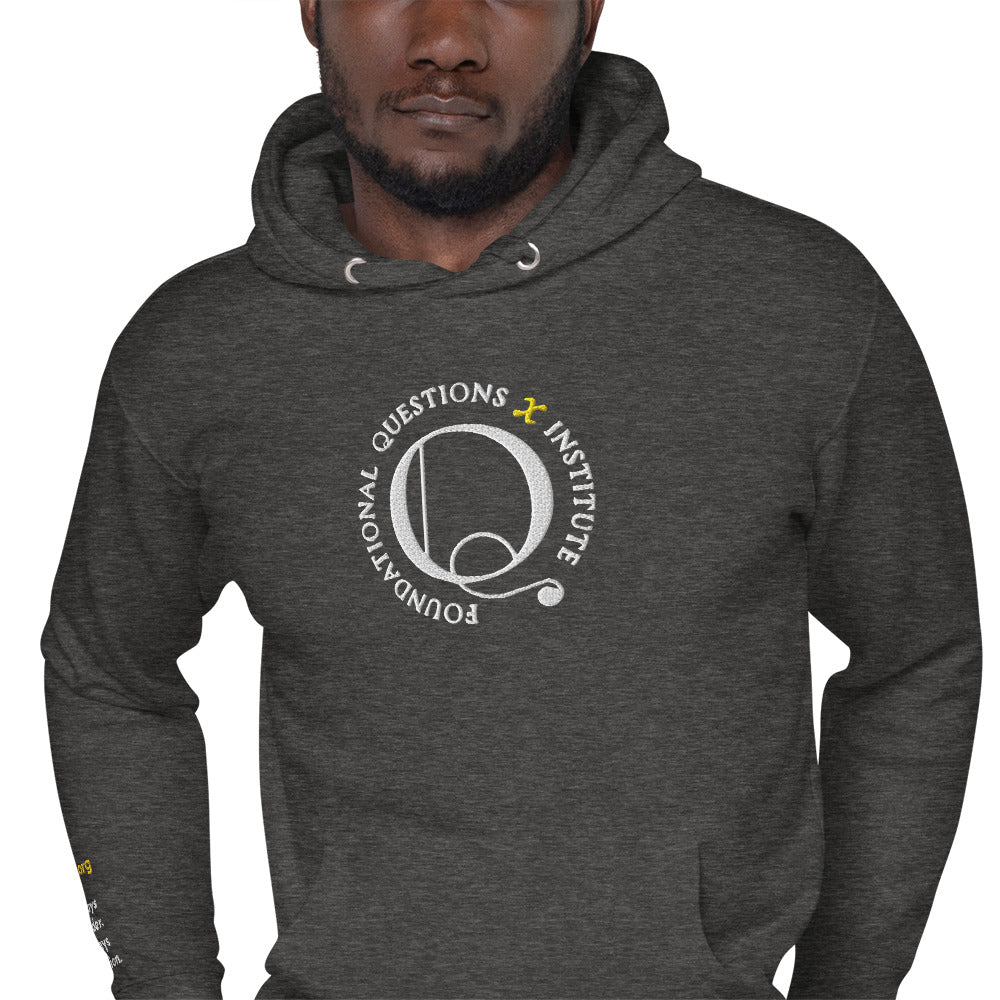 FQxI hoodie for all, embroidered on right wrist too