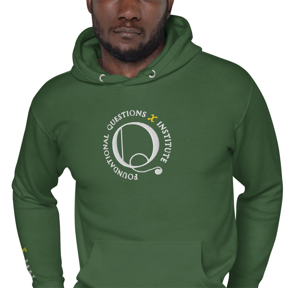 FQxI hoodie for all, embroidered on right wrist too