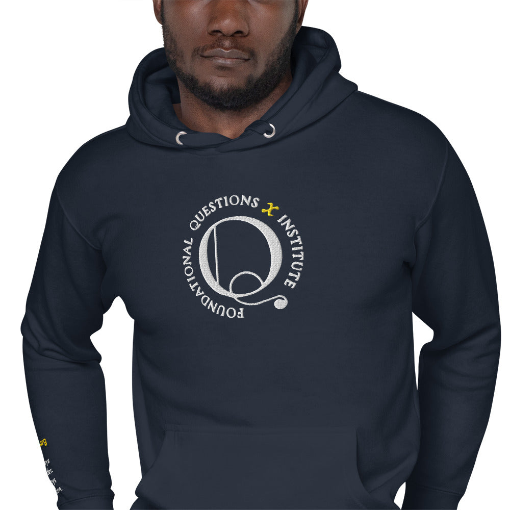 FQxI hoodie for all, embroidered on right wrist too