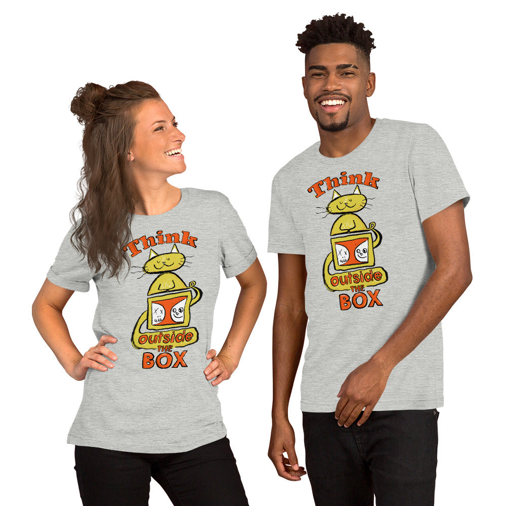 "Think outside the box" t-shirt for all