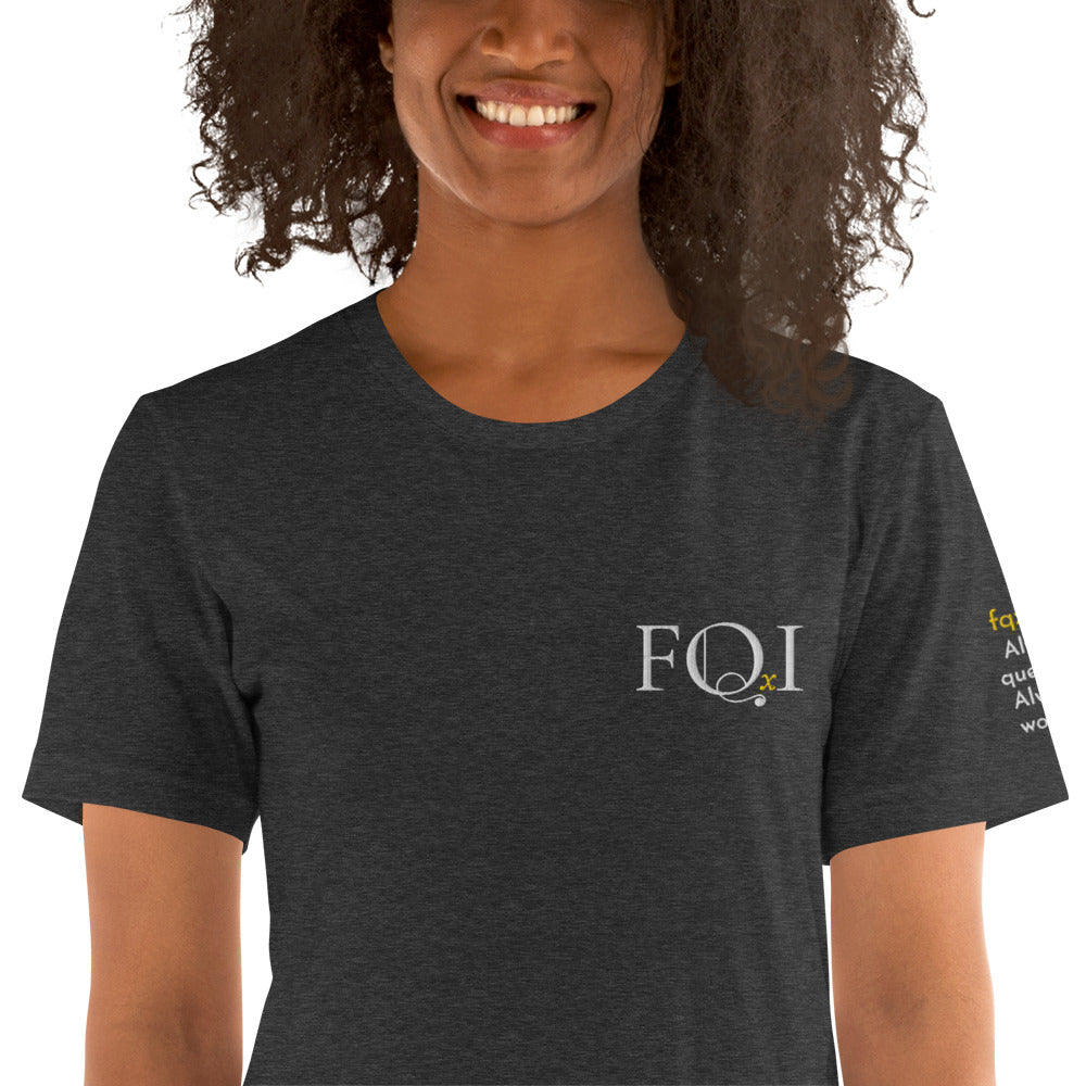 FQxI embroidered t-shirt for all