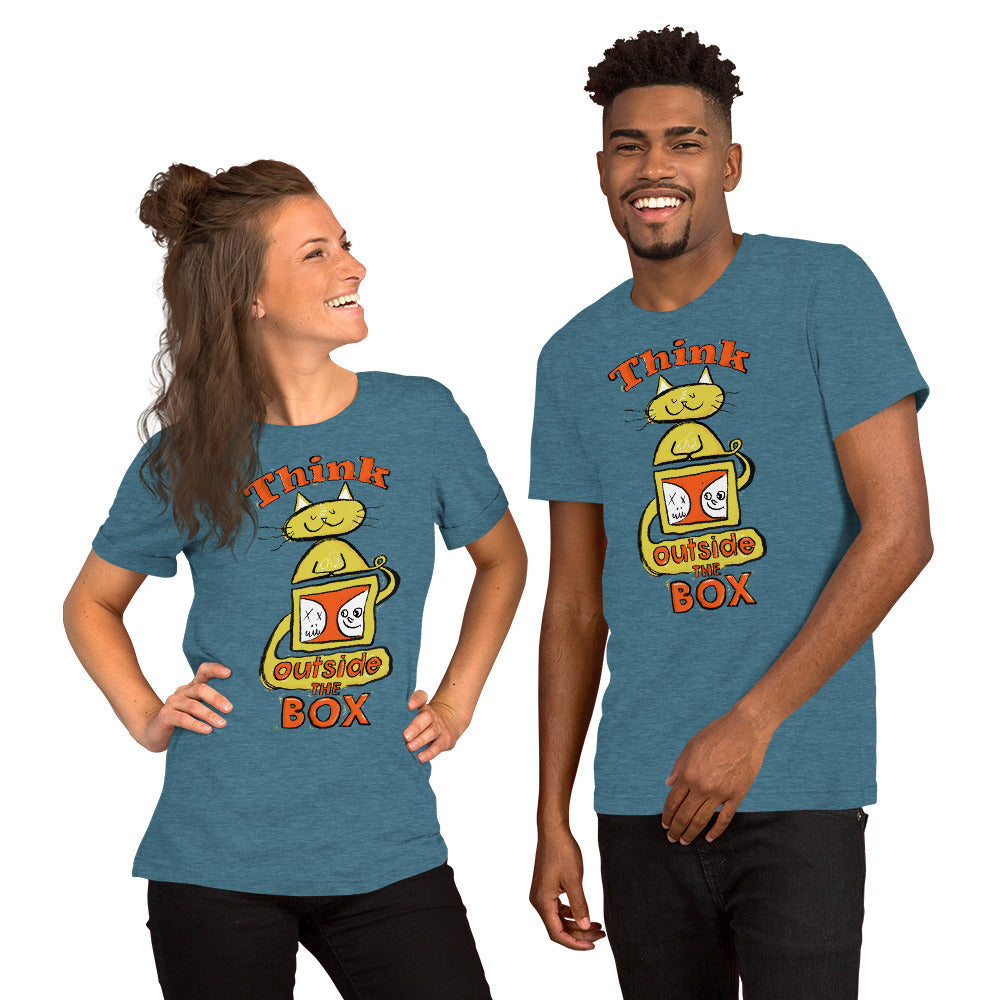 "Think outside the box" t-shirt for all