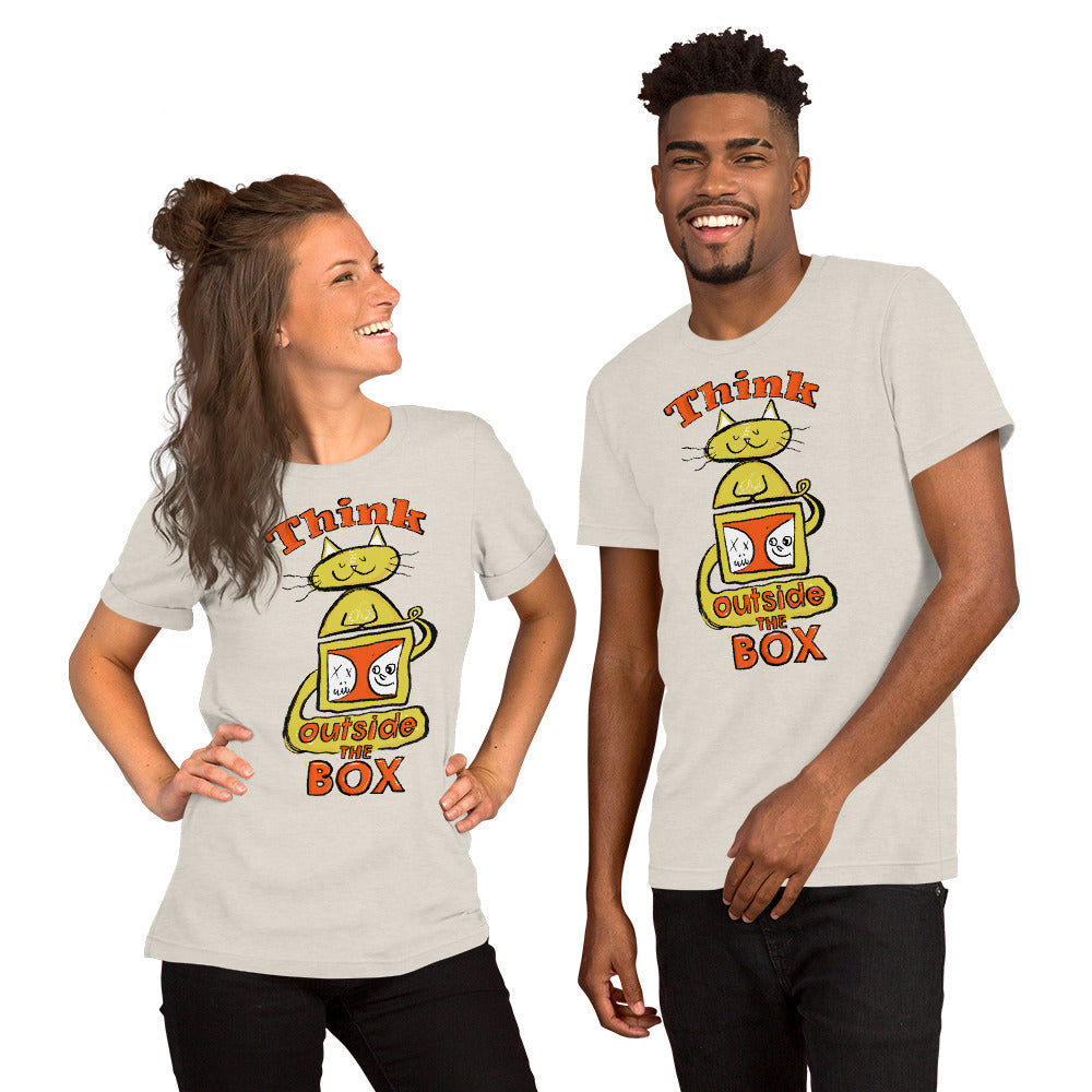 "Think outside the box" t-shirt for all