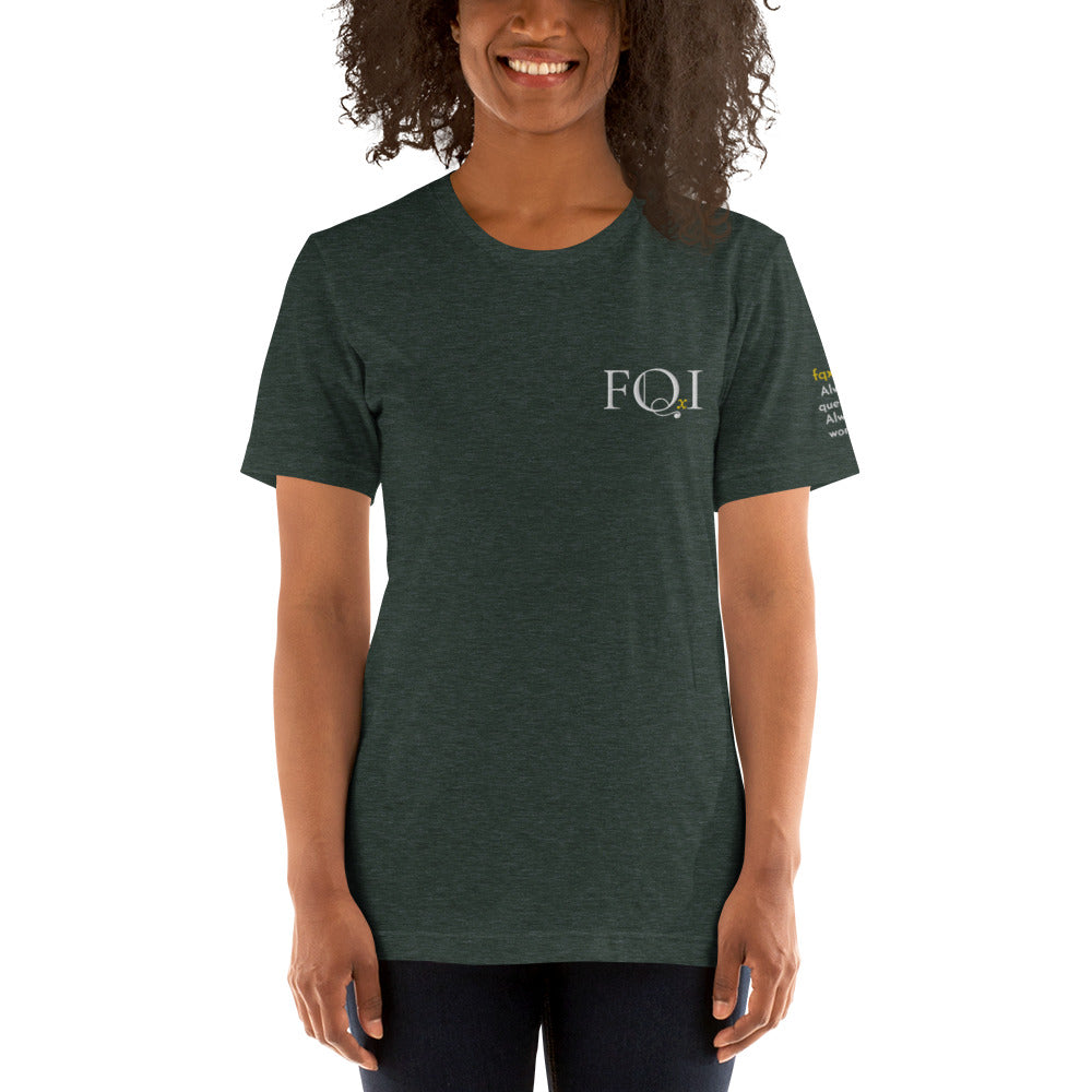 FQxI embroidered t-shirt for all