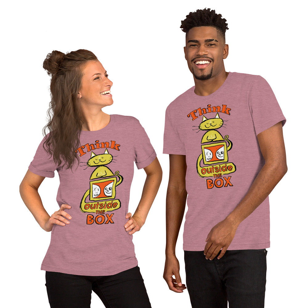 "Think outside the box" t-shirt for all