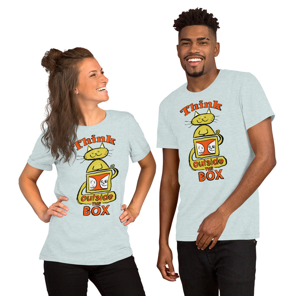 "Think outside the box" t-shirt for all