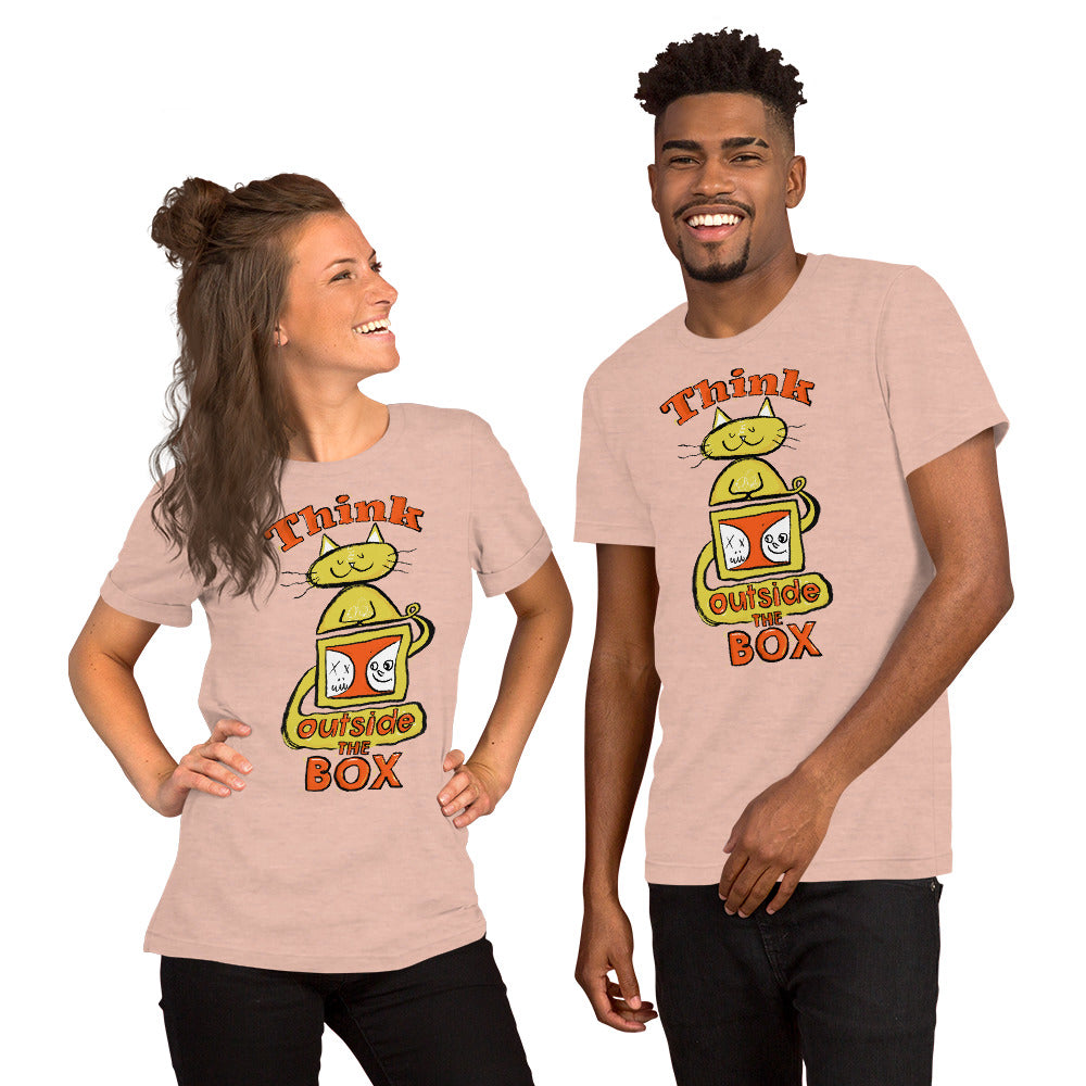 "Think outside the box" t-shirt for all