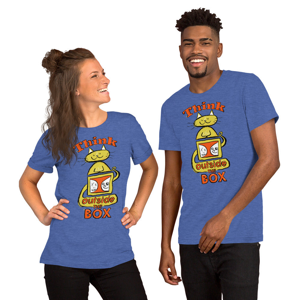 "Think outside the box" t-shirt for all