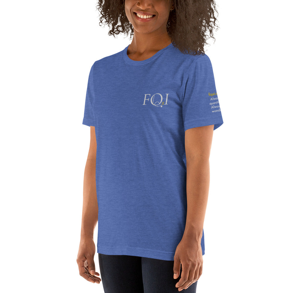 FQxI embroidered t-shirt for all