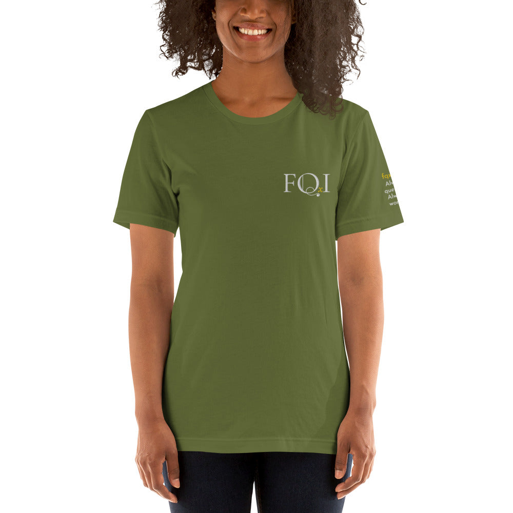 FQxI embroidered t-shirt for all