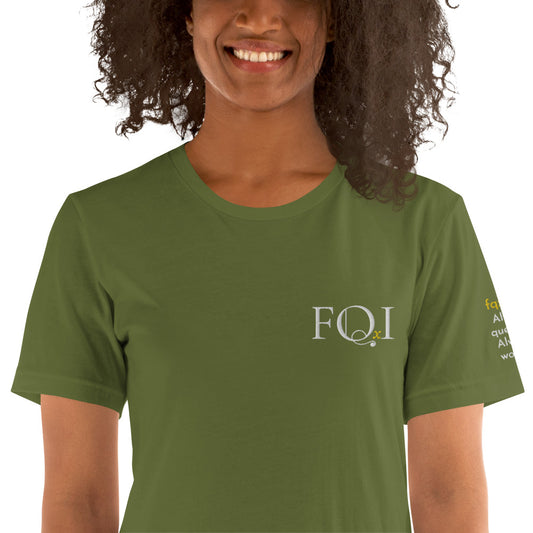 FQxI embroidered t-shirt for all