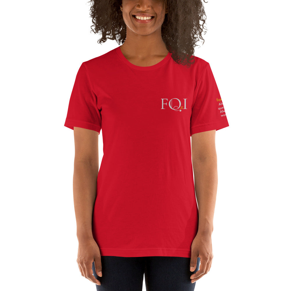 FQxI embroidered t-shirt for all