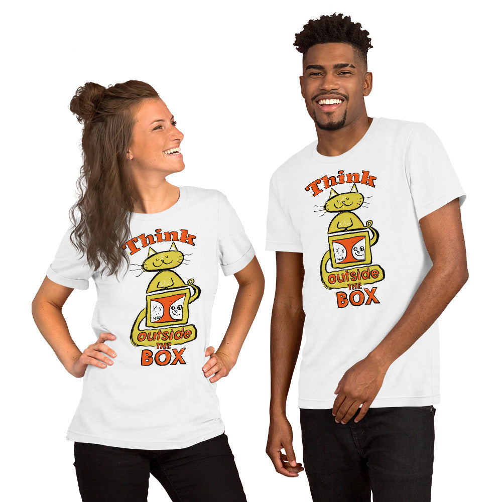 "Think outside the box" t-shirt for all