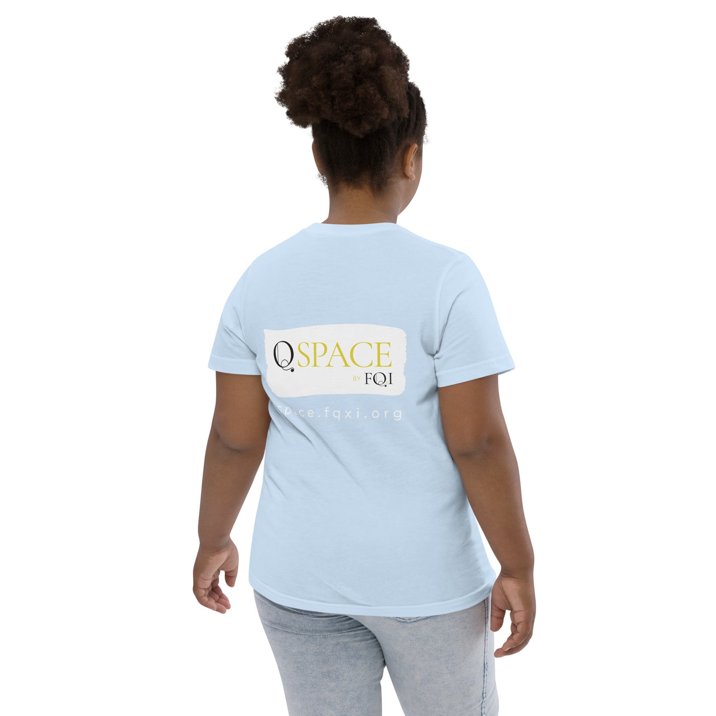 "Think outside the box" youth jersey tee