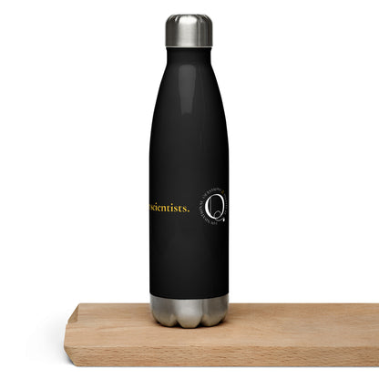 "Scientists are diverse" stainless steel water bottle