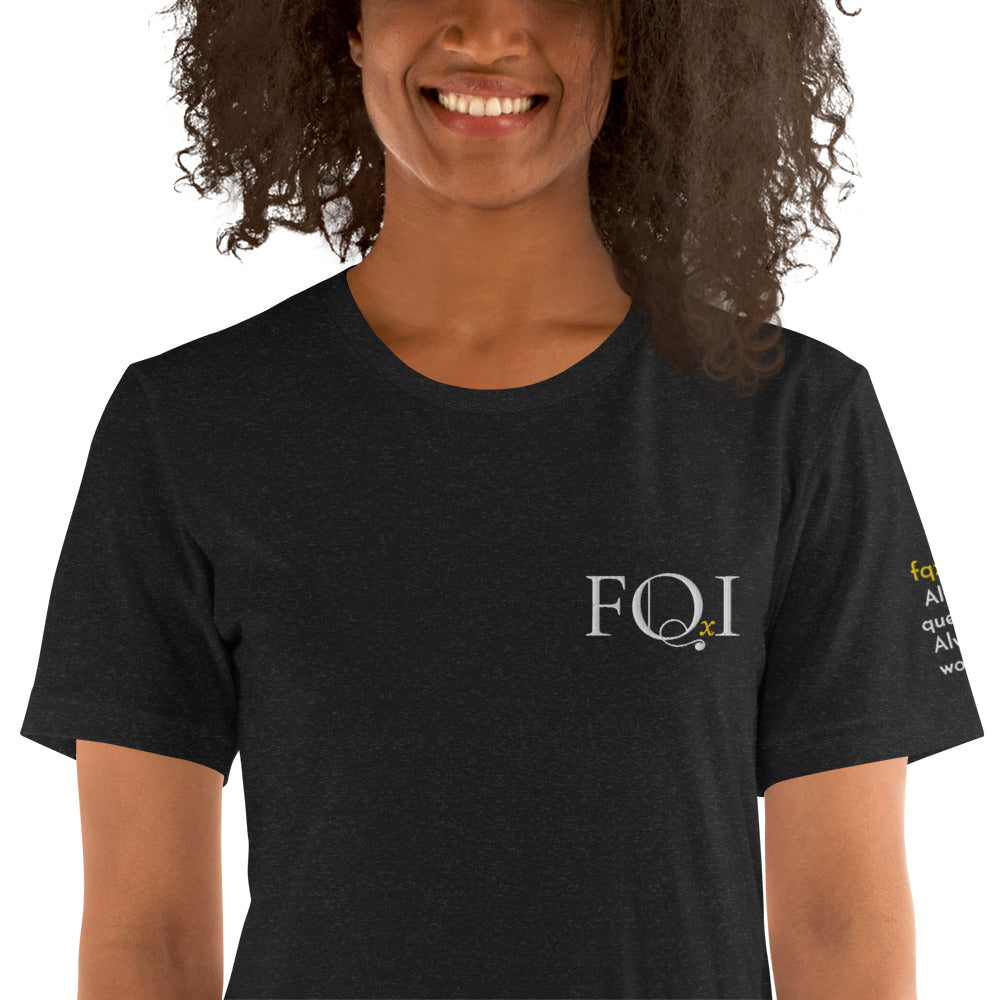 FQxI embroidered t-shirt for all